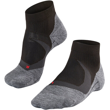 Socken FALKE RU4 COOL SHORT Schwarz/Grau 0